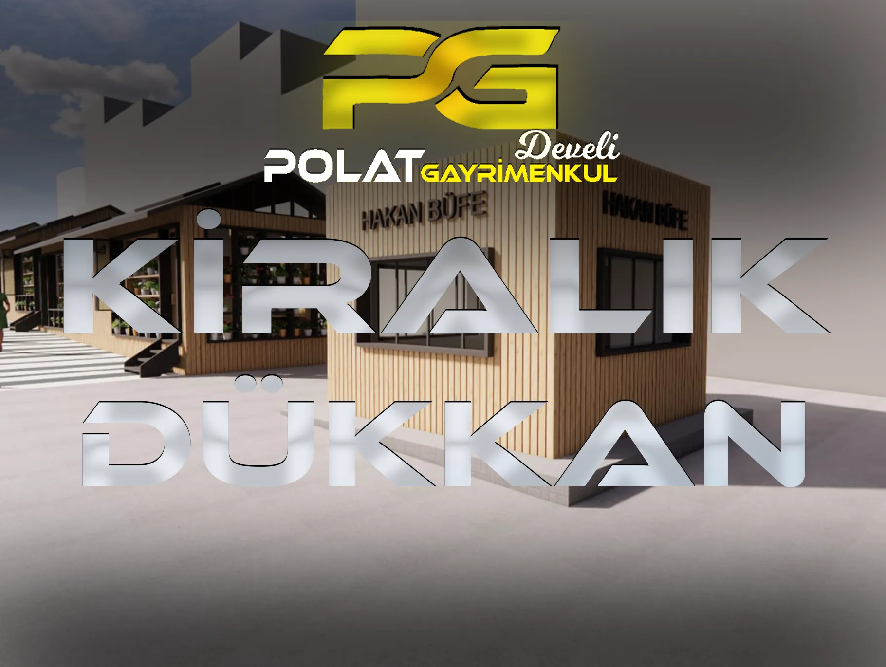 DEVELİ POLAT GAYRİMENKUL- MUSTAFA ASIM KÖKSAL MAH. KİRALIK 3 ADET DÜKKAN