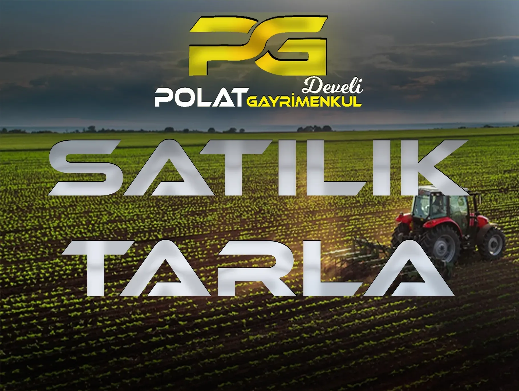 DEVELİ POLAT GAYRİMENKUL - TOMBAK MAH. KARIKLIK MEVKİİNDE SATILIK ANAYOLA SIFIR TARLA