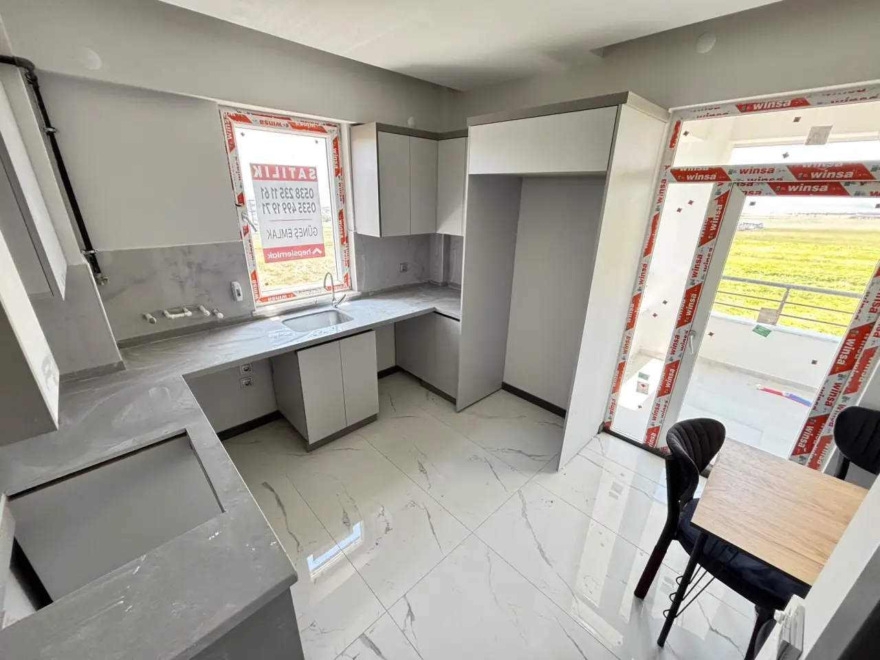 POLAT GAYRİMENKUL - YENİ MAHALLE MEVKİİNDE SATILIK 3+1 DAİRE