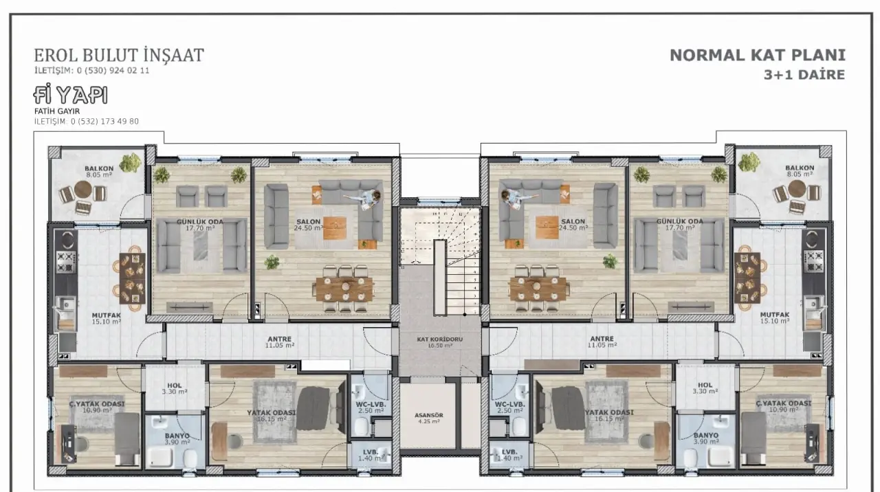 POLAT GAYRİMENKUL - HARMAN MAHALLESİNDE SATILIK 3+1 DAİRELER✨🏡
